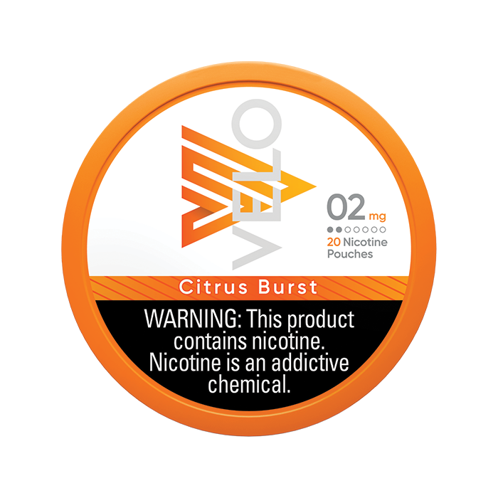 velo pouches 2mg citrusburst front withwarning 1.webp