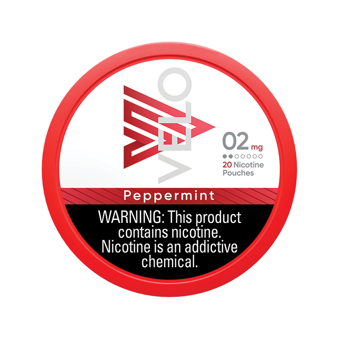 velo pouches 2mg peppermint front withwarning 1.webp